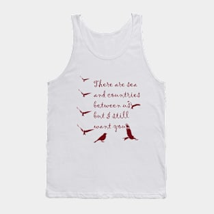 want you bordeaux Tank Top